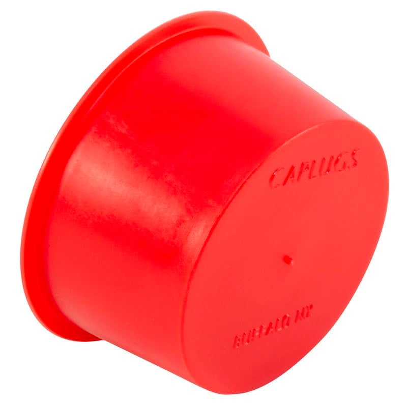 Caplugs T-249-W T Series, Plastic Tapered Cap and Plug, Red LD-PE, Protective Closures, Dust & Moisture Seals, MIL Spec, SAE Fittings, EZ Remove, Cap OD 0.918" x Plug ID 1.104", Pack of 40 (Z249WQ2) - Image 3